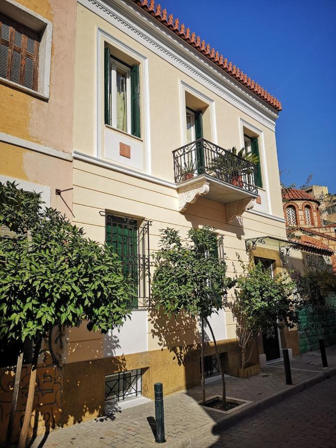 Psyri Neoclassical House Yard Free Parking Athen Exterior foto